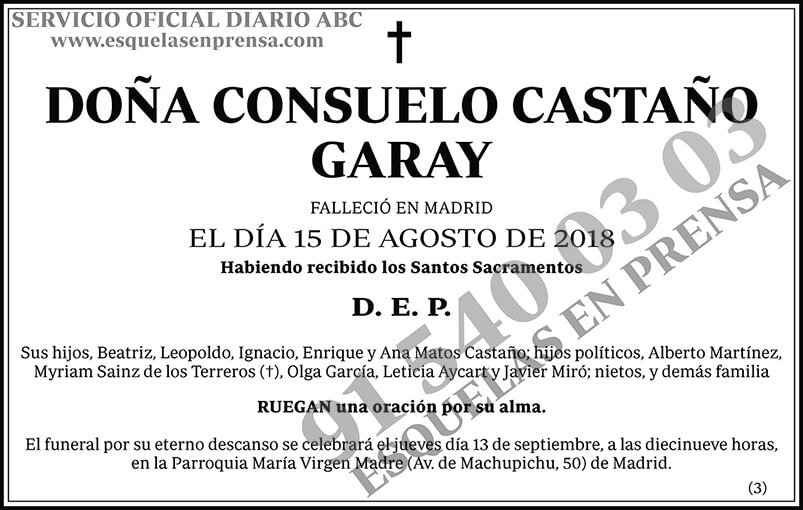 Consuelo Castaño Garay